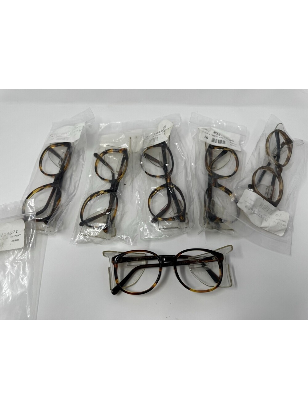 Vintage Liberty Optical Safety Eyeglass Frames Lot of 6 NOS Parts Repair Read